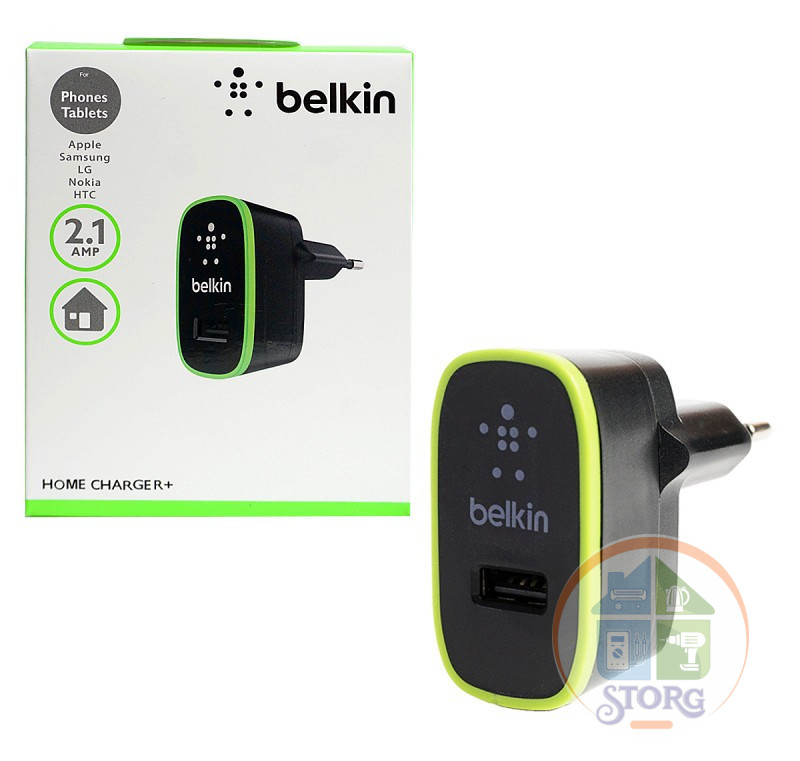 СЗУ Belkin F8J052 10W 5V/2,1A 1USB  Блок B (Black) в упаковке
