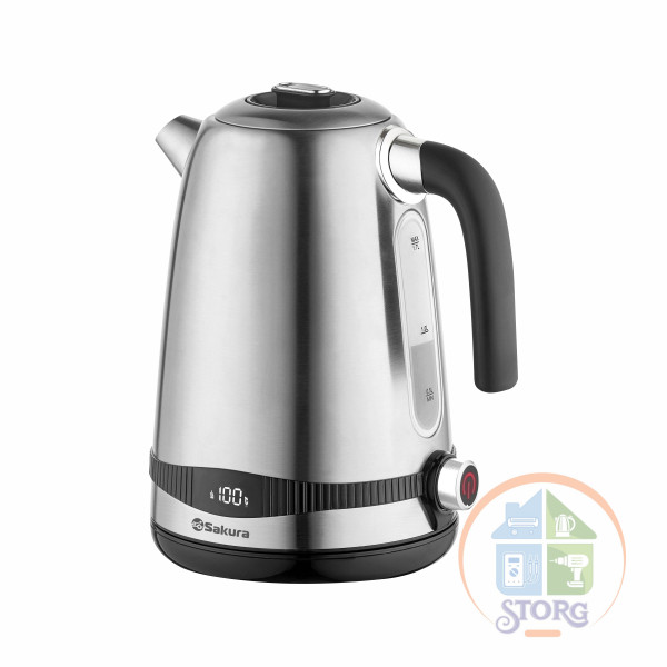 Чайник электрический SAKURA SA-2177DS Premium (Нержавеющая сталь SUS304, 1.7л, 2200 Вт, LCD дисплей) Чайник электрический SAKURA SA-2177DS Premium (Нержавеющая сталь SUS304, 1.7л, 2200 Вт, LCD дисплей)