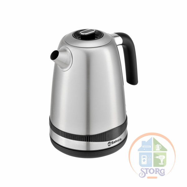 Чайник электрический SAKURA SA-2177DS Premium (Нержавеющая сталь SUS304, 1.7л, 2200 Вт, LCD дисплей) Чайник электрический SAKURA SA-2177DS Premium (Нержавеющая сталь SUS304, 1.7л, 2200 Вт, LCD дисплей)