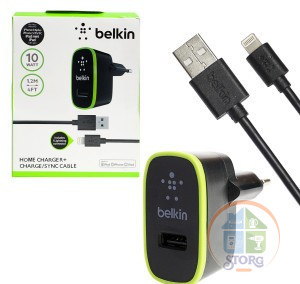 СЗУ Belkin F8J052 10W 5V2,1A 1USB + кабель Micro 1,2m (Black) в упаковке
