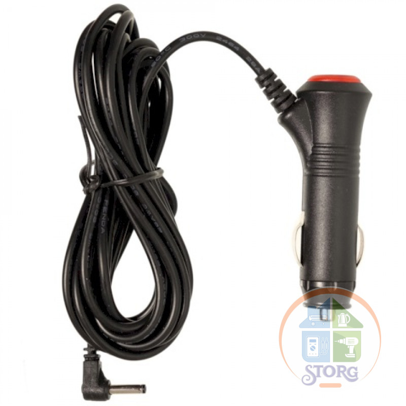 АЗУ для антирадара и регистратора комбо LP8 12V/2A=1,2A (3,5x1,35) 3,5м  (угл. штекер) 10pcs