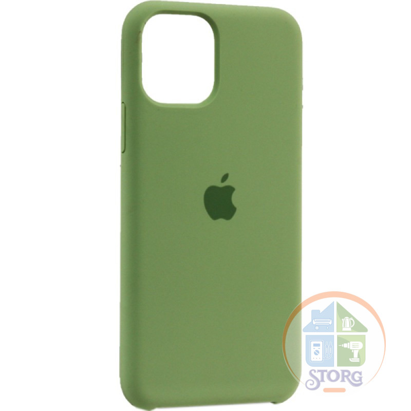 Чехол Silicone Case для iPhone 11 Pro (Армейский Зелёный) (45)