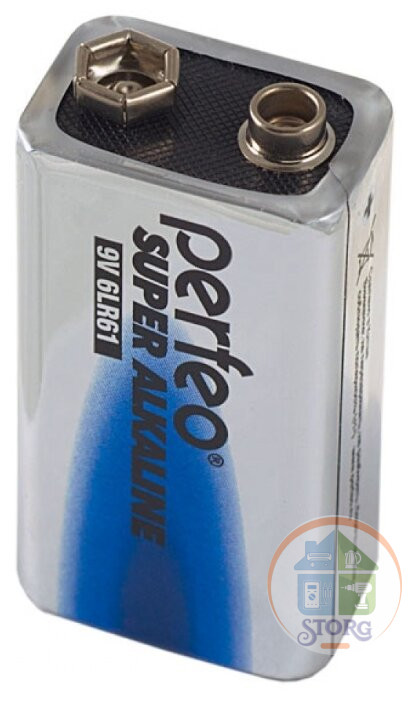 Элемент питания Perfeo 6LR61/1SH Super Alkaline