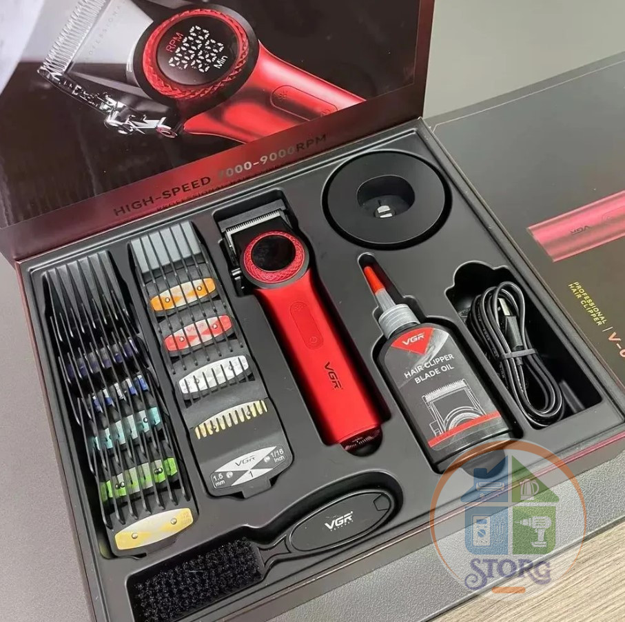 Машинка для стрижки Salon Series VGR V-001 Professional , АКБ 260 мин