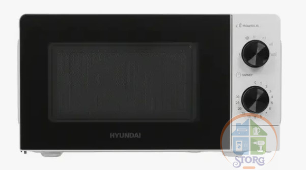 Микроволновая печь Hyundai HYM-M2049, 20 л., 700Вт-1100Вт, разморозка ,таймер , защита от детей