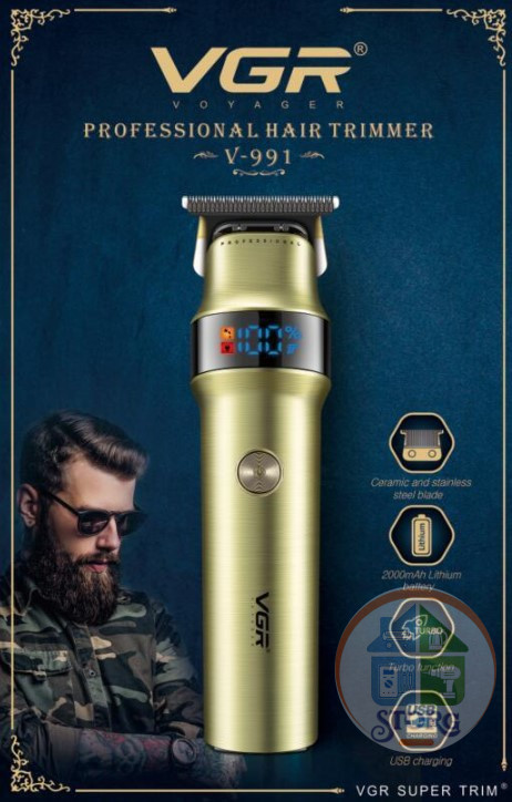 Машинка для стрижки VGR V-991 Professional , Акб 400 мин
