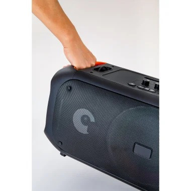 Perfeo ПАС ”TERZA” 70W EQ, MP3 USB-microSD, AUX, FM, 2xJACK, LED, TWS черная + ПДУ + бп микрофон