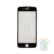 Стекло 4D for Apple ip8 Plus в Упаковке Black