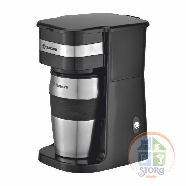 Кофеварка капельная SAKURA SA-6119, 650-750 Вт, термокружка (450мл), емкость для воды 420 мл Кофеварка капельная SAKURA SA-6119, 650-750 Вт, термокружка (450мл), емкость для воды 420 мл