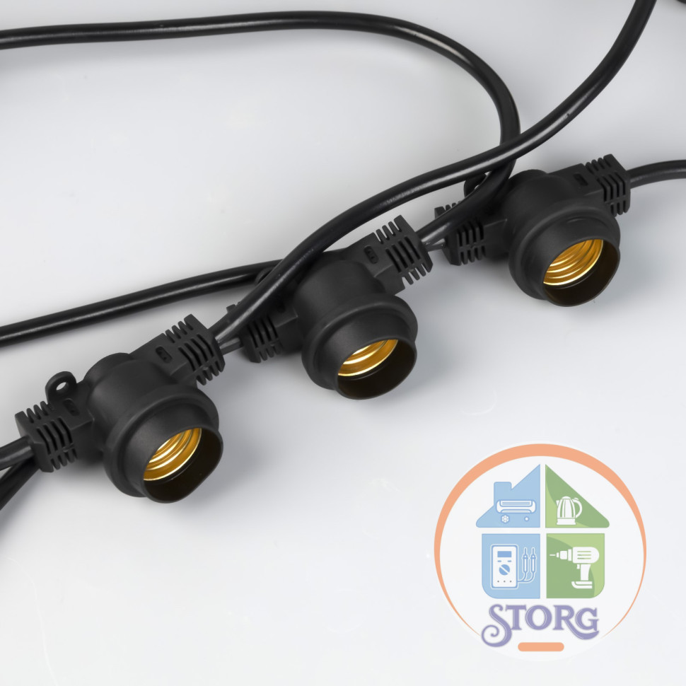 БЕЛТ ЛАЙТ PRO. IP65, УМС, 10 м, Н.Т., 2W, шаг 40 см, Е27, фиксинг 220V   7859946