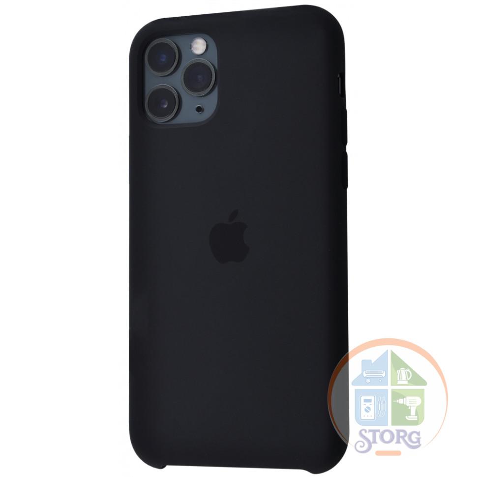 Чехол Silicone Case для iPhone 11 Pro Max (Чёрный) (18)
