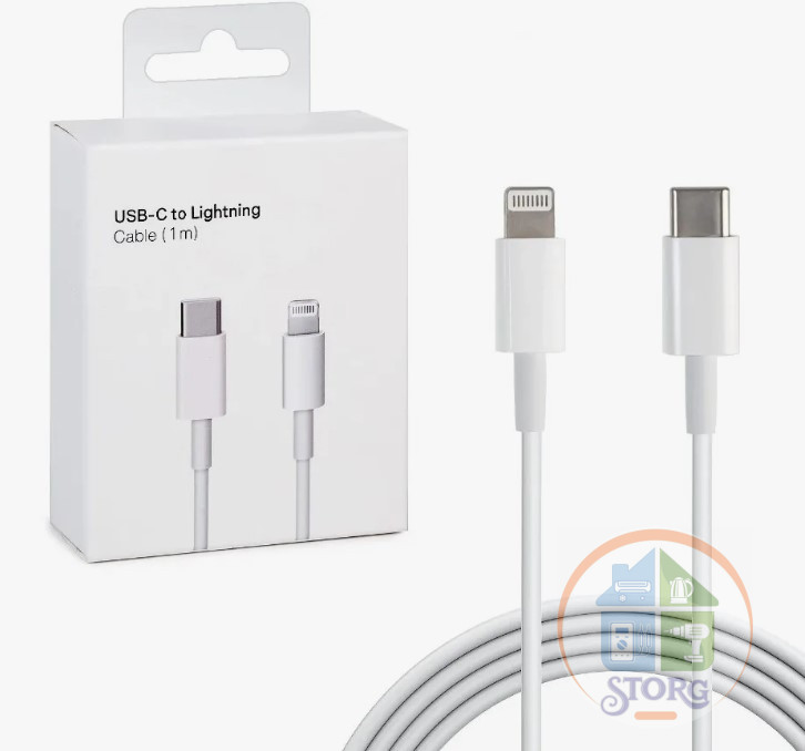 Кабель PD Xiaomi Type-C - Lightning 30W, белый, длина 1 м., бокс C1001