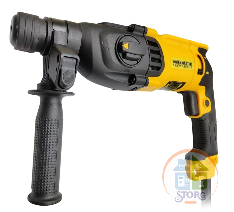 Перфоратор электрический WORKMASTER ПР-1070Д, сила удара 4.3 Дж, 1070 Вт, копия Dewalt