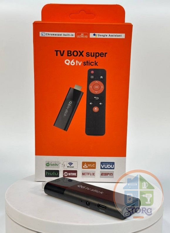 Андроид ТВ приставка Android TV M98 Q6 TV STICK 2G+16G