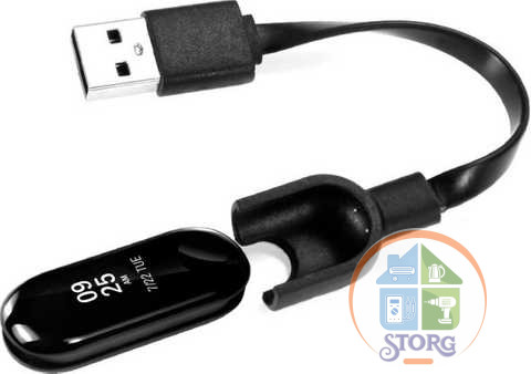 ЗУ Charger cable for Xiaomi Mi Band 3 HC (black)