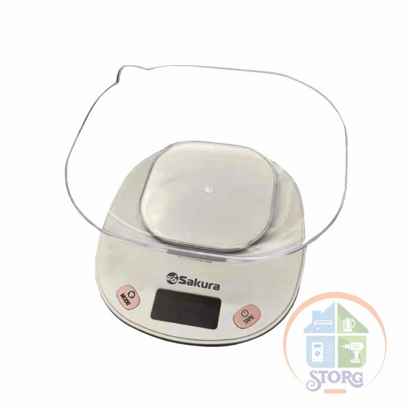 Весы кухонные электронные SAKURA SA-6054PG (Роз/серый;Нагрузка 5кг;Дел 1г; LED дисплей 48х24мм) Весы кухонные электронные SAKURA SA-6054PG (Роз/серый;Нагрузка 5кг;Дел 1г; LED дисплей 48х24мм)