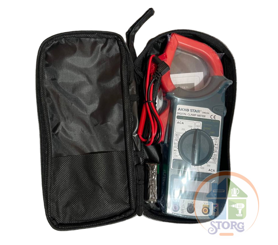 Мультиметр цифровой AKKOSTAR DM6266 клещевой 1000V-1000A