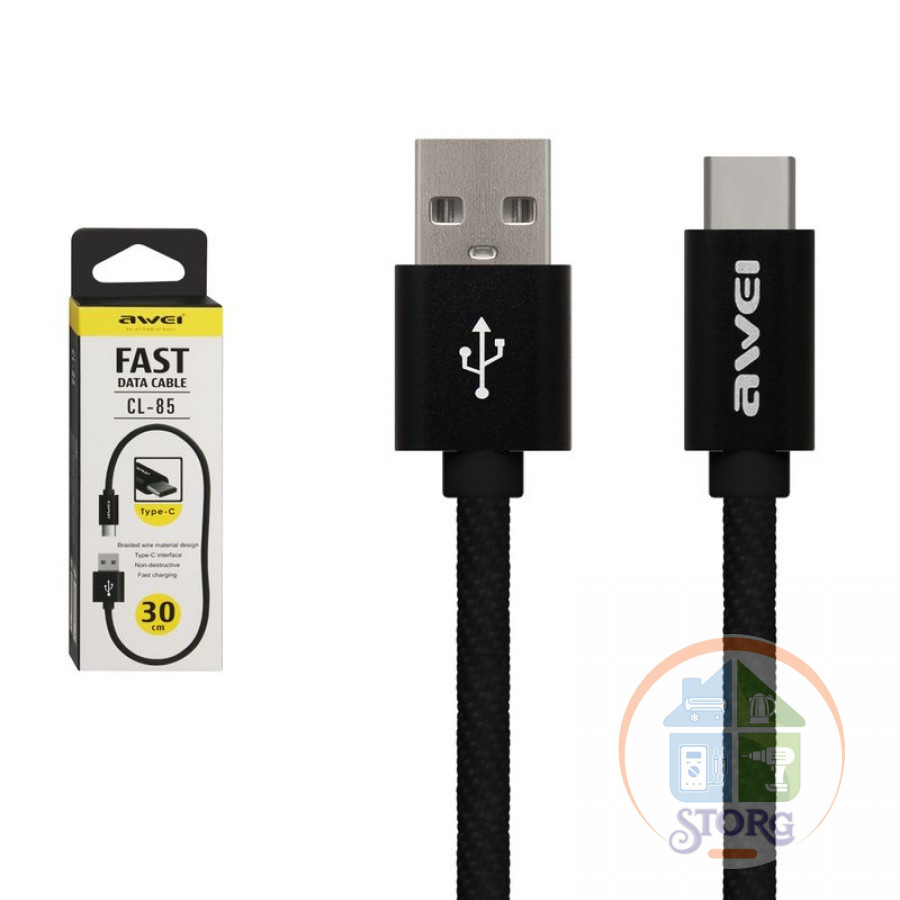 USB Кабель Awei CL-95 lighting (yellow)
