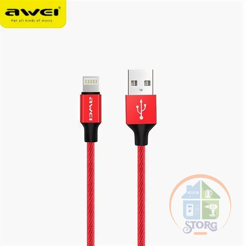 USB Кабель Awei CL-95 lighting (yellow)