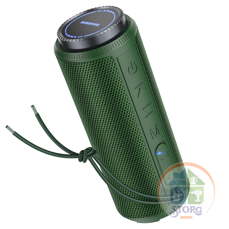 Портативная Bluetooth колонка BOROFONE BR22 sports (темно-зеленый)