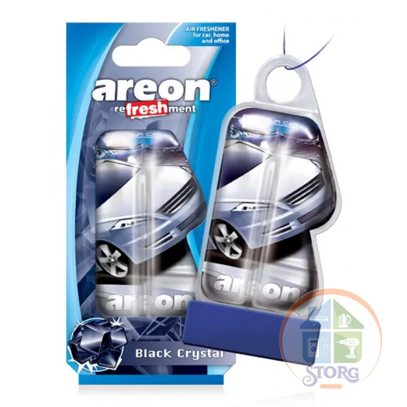Ароматизаторы для автомобиля AREON Refreshment Lliquid BLACK Crystal