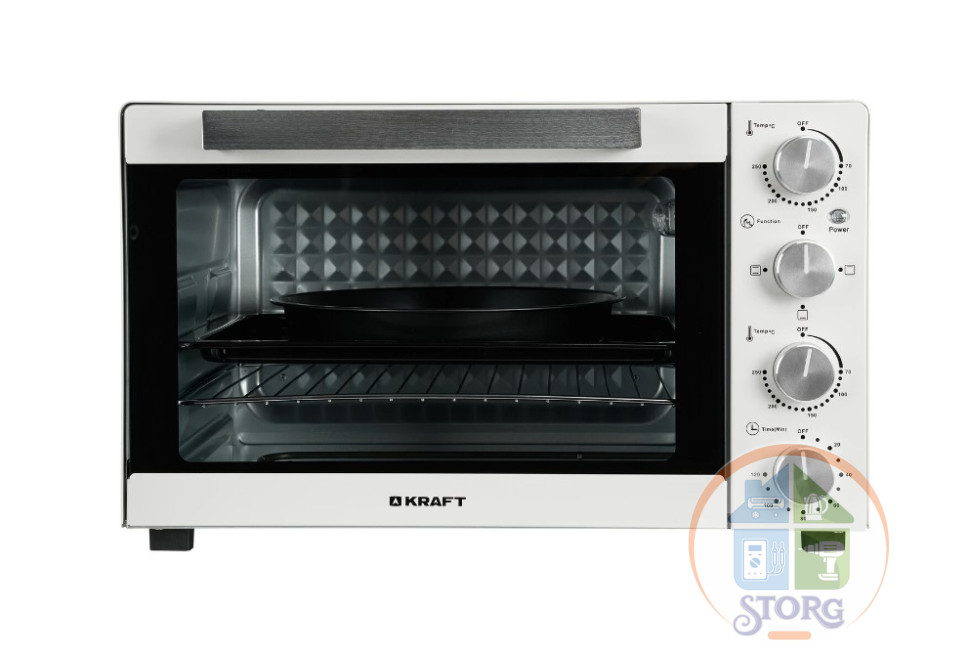 Духовой шкаф KRAFT KFC-MO 450 HW 45 л, 2000 Вт белый Духовой шкаф KRAFT KFC-MO 450 HW 45 л, 2000 Вт белый