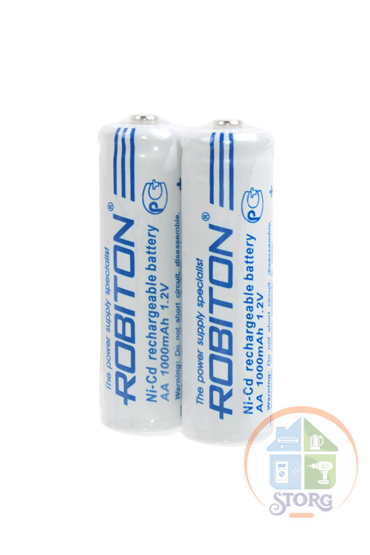 Аккумулятор ROBITON 400mAh Ni-Cd AAA SR2, в упак 50 шт ( идеально для садовых светильников )