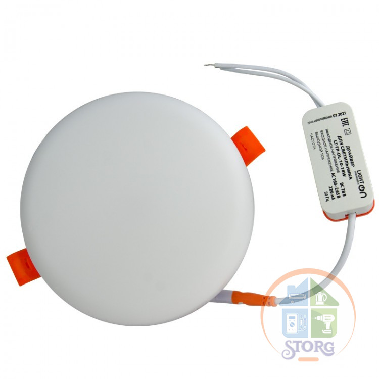 Светильник LIGHT PhenomenON LT-TP-DL-10-36W-4000K встр. круглый ф220 LED регул. с вын.драйв.