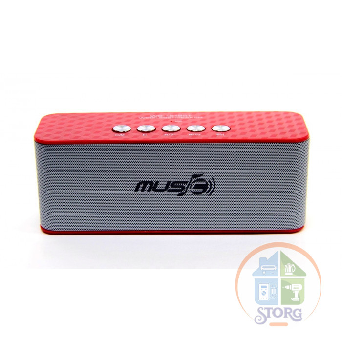 Портативная колонка WSTER WS-1519BT Bluetooth+USB+SD+мик+аккумулятор