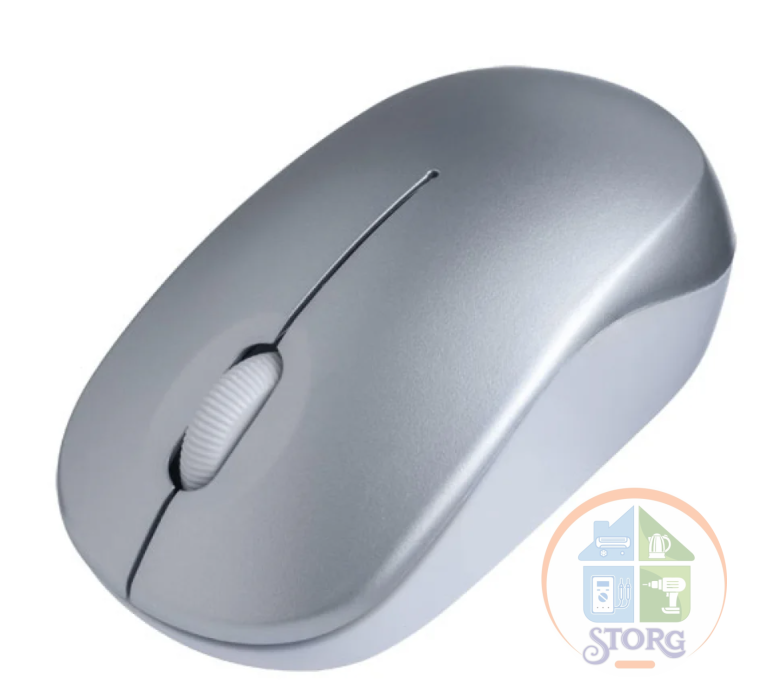 Мышь оптическая беспроводная Perfeo "SKY", 3 кн, DPI 1200, USB, серебр.
