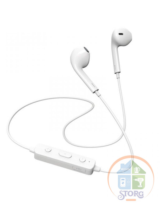Bluetooth стерео гарнитура Borofone BE22 FreeRun Sports Wireless Earphone (white)