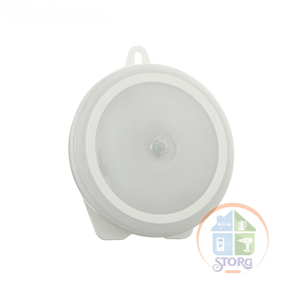 Светильник светодиодный с датчиком движения, 6 LED, 2,5 Вт, от батареек 3*AAA, 6500К, белый 5198858