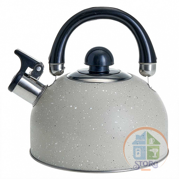 Чайник металлический WEBBER BE-0538 (Серый мрамор; Нерж.сталь; Объем 2.5л; Индукционное дно;Свисток) Чайник металлический WEBBER BE-0538 (Серый мрамор; Нерж.сталь; Объем 2.5л; Индукционное дно;Свисток)