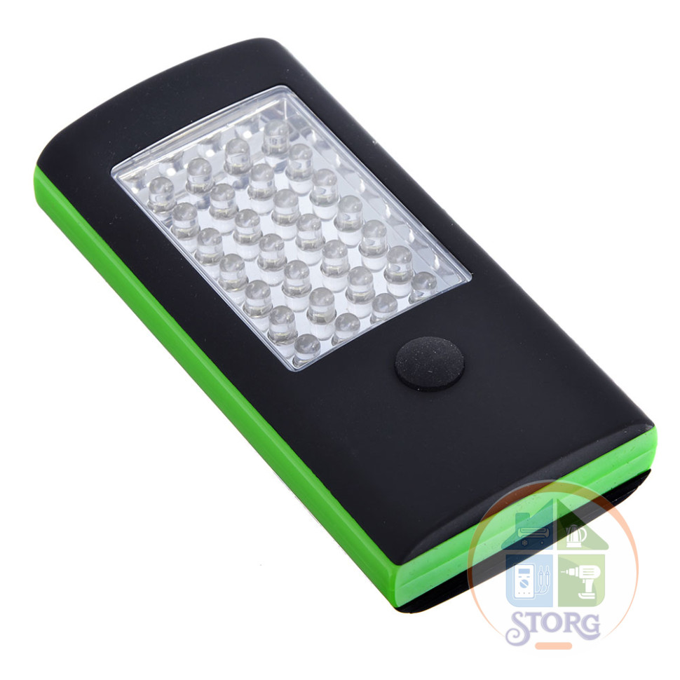 Фонарь подвесной ЧИНГИСХАН, 28+4 LED, 3хААА, пластик, 12х6х2см