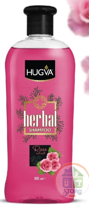 Шампунь с розой HUGVA HERBAL, 500 мл*12 (Турция)