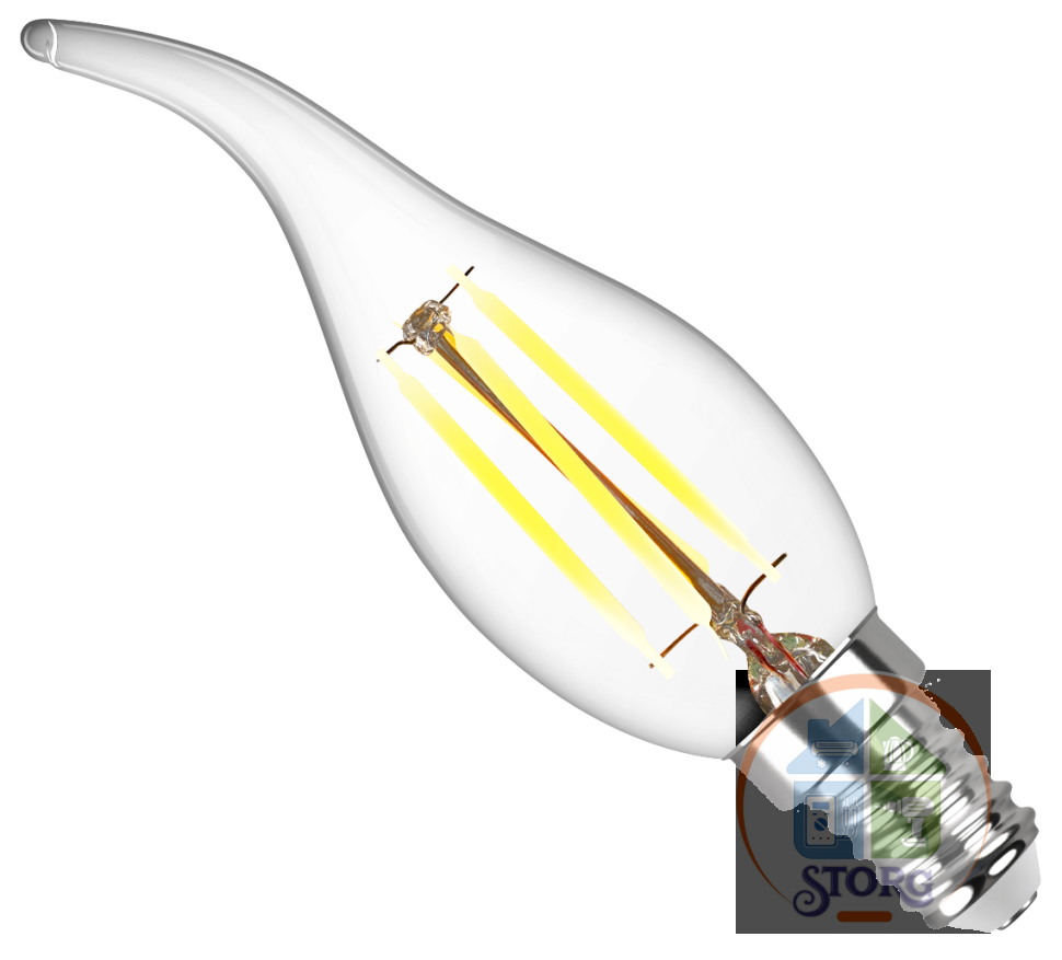 Филаментная лампа REV LED FC37 E14 7W, 2700K, PREMIUM (FILAMENT), теплый свет