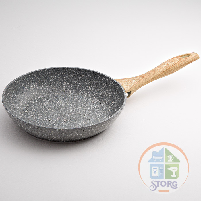 Сковорода ALPENKOK AK-0044A/28N GREY MARBLE (Антипригарное покр; d-28см; Алюминиевая литая)
