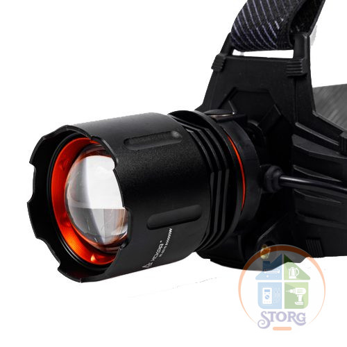 Налобный фонарь Лазерный диод 25w ИСКРА IR-8079, 1 Режим свечения, 2 Аккумулятора