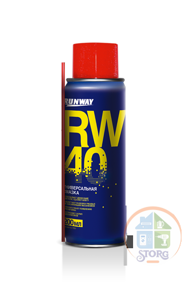 Смазка универсальная "RUNWAY" RW6096 RW-40 200 мл /24 (WD-40) Жидкий ключ