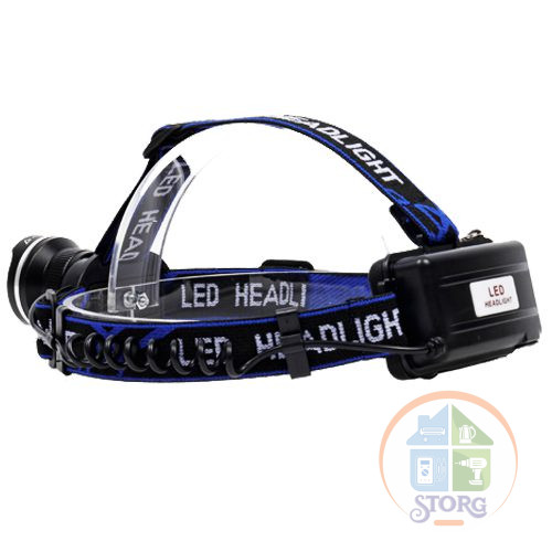 Налобный фонарь T6 LED 20w ИСКРА IR-24 1 Режим свечения, 2 Аккумулятора