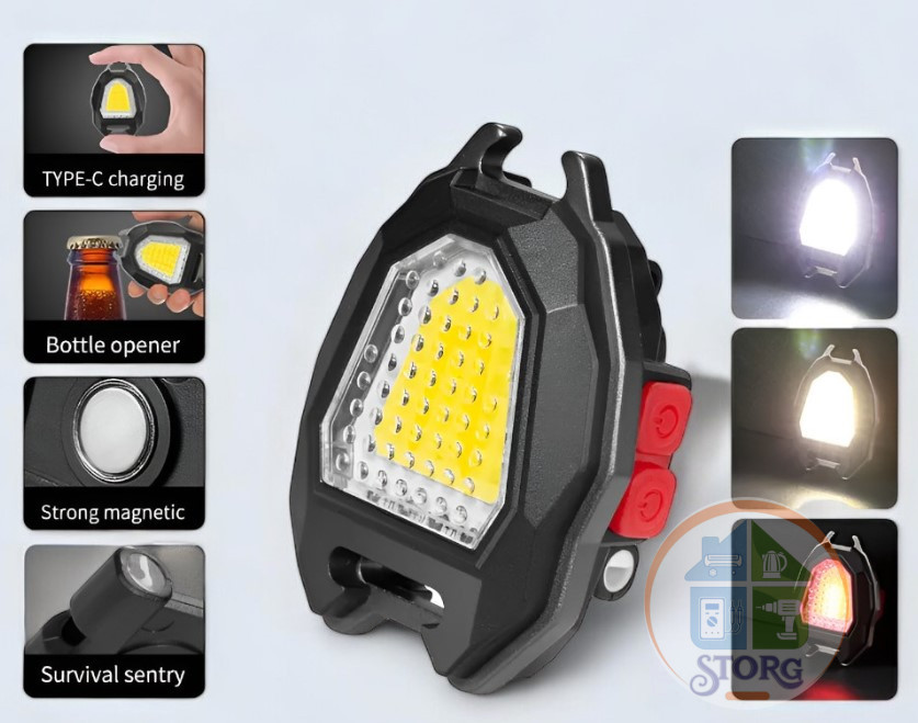 Мини LED фонарь прожектор для кемпинга W5144 500Lm Водонепроницаемый, Супер яркий