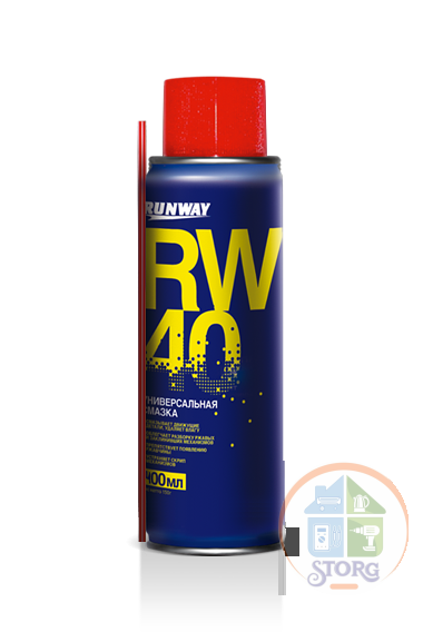 Смазка универсальная "RUNWAY" RW6098 RW-40 400 мл /12 (WD-40) Жидкий ключ