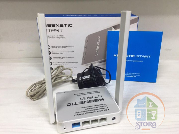Wi-Fi роутер Keenetic Start (KN-1112), белый