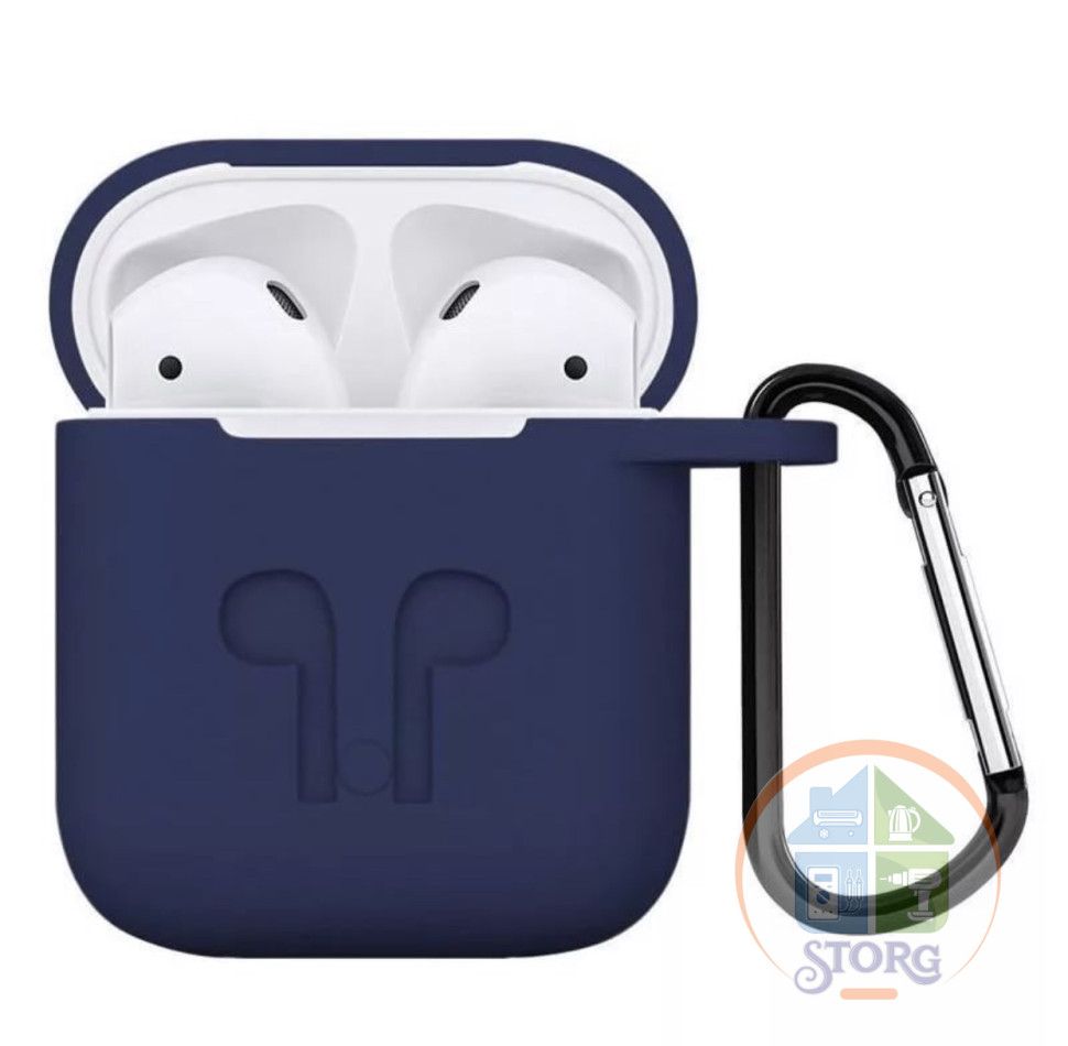 Чехлы для наушников AirPods (темно-синий)