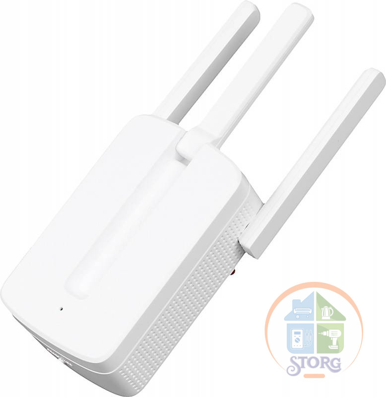 Усилитель Wi-Fi сигнала Mercusys MW300RE, N300, подключение к настенной розетке, до 300 Мбит/с на 2,4 ГГц (MW300RE)