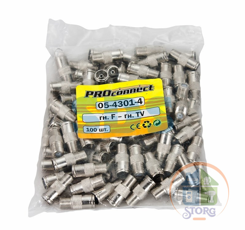 ПЕРЕХОД  гн F - гн TV с кольцом (03-084-A1) PROCONNECT