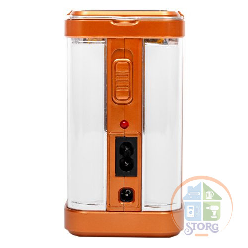 Кемпинговый фонарь ИСКРА WD-7977S ORANGE , 2 Режима свечения, Солнечная батарея