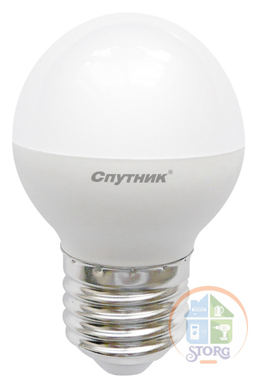 Cветодиодная лампа Шар LED G45 10W/4000K/E27, Спутник, естественный белый