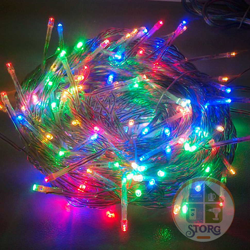 Гирлянда светодиодная S-TORG Led 100 (Разноцвет)