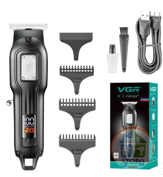 Машинка для стрижки / триммер VGR V-918 Professional ,100мин, Барбершоп